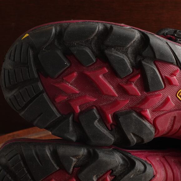 Keen Boots WMS SZ 9 Gray Liberty Ridge Waterproof Leather Hiking Outdoor MiUSA - Picture 14 of 16